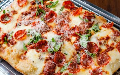 Our Creamy Bacon & Potato Pizza